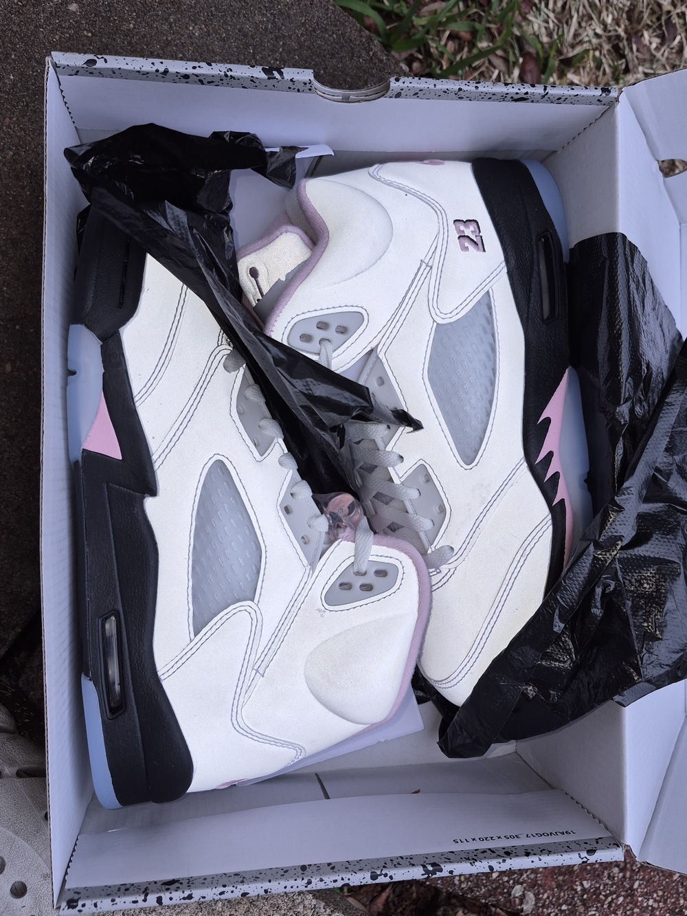 Air Jordan 5 Retro soft pink kids Sneakers 35th anniversary
